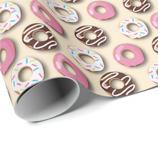 Donuts wrapping paper cadeaupapier (Rol Hoek)