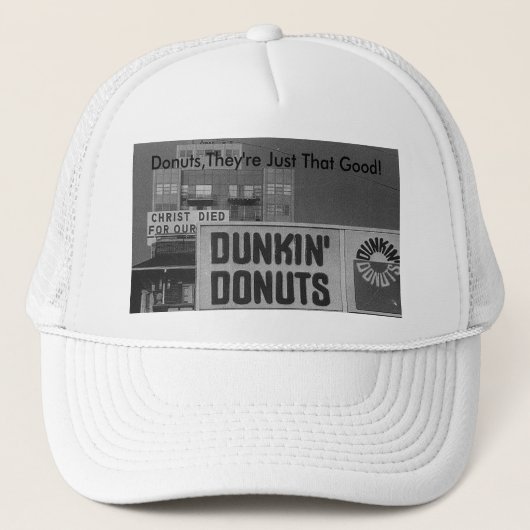 Donuts, ze zijn gewoon zo goed! trucker pet (Voorkant)