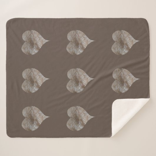 donzig hart sherpa deken (Voorkant (horizontaal))