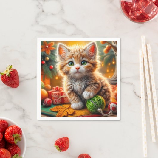 donzig kerstkatje servet (Insitu)