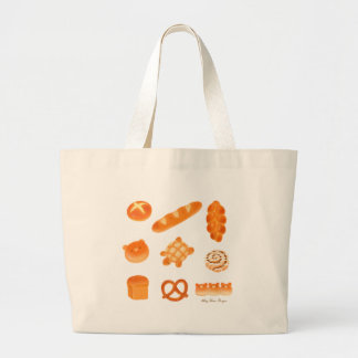 Donzige bakkerij brood variëteit Japanse stijl sna Grote Tote Bag