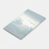 Donzige Donkere Wolken in Vogelvlucht Post-it® Notes (Schuin)