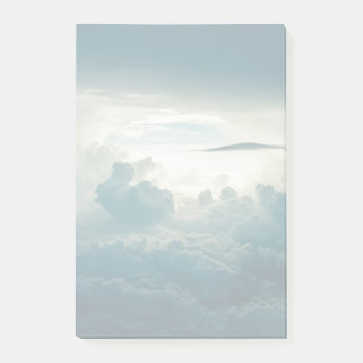 Donzige Donkere Wolken in Vogelvlucht Post-it® Notes (Voorkant)
