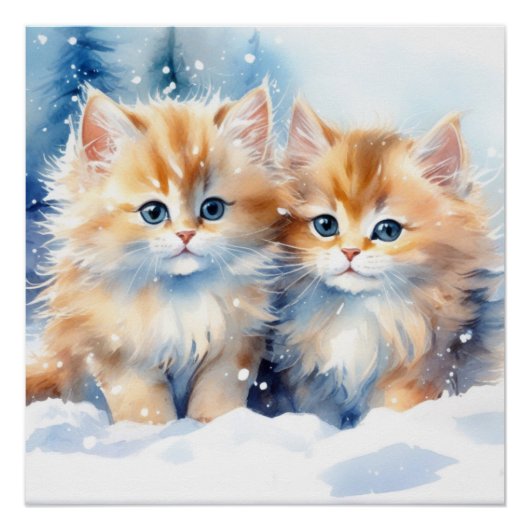 donzige Kittens Perfect Poster (Voorkant)