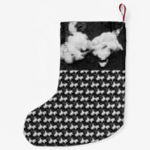 donzige kleine kerstsok (Achterkant)