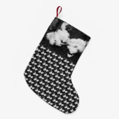 donzige kleine kerstsok (Voorkant (Hangend))