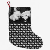 donzige kleine kerstsok (Voorkant)