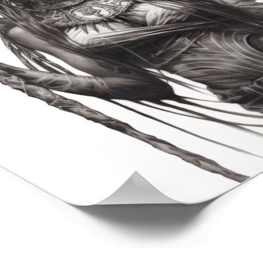 Doo Witch Doctor Standing Dramatic Pose Poster (Hoek)