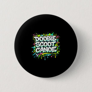 Doobie vaart kano grappige kanoën  ronde button 5,7 cm