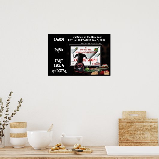 doobie vmix comedy cocktail poster 4 hunter (Keuken)