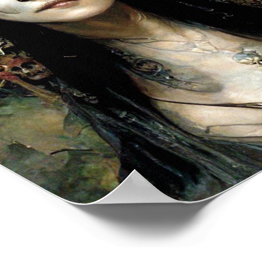 Dood 3 Dark Fantasy Art Poster (Hoek)