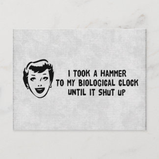 Dood aan biologische klokken briefkaart