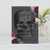 Dood aan de Halloween Theme Party van mijn 20 Kaart (Staand voorkant)