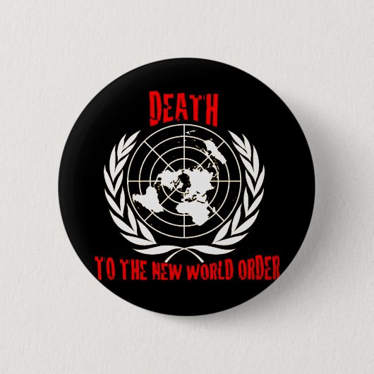 DOOD AAN DE NIEUWE WERELDORS RONDE BUTTON 5,7 CM (Voorkant)