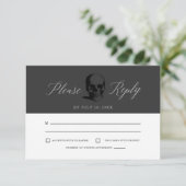 Dood aan je 20 RSVP Kaartje (Staand voorkant)