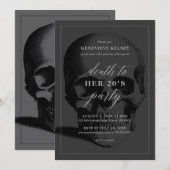 Dood aan je 20's party uitnodiging (Voorkant / Achterkant)