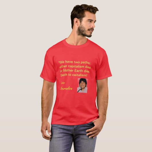 Dood aan kapitalisme t-shirt (Voorkant volledig)