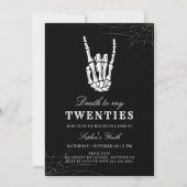 Dood aan mijn 20 Gothic Halloween verjaardag Kaart (Voorkant)