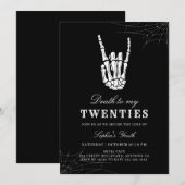 Dood aan mijn 20 Gothic Halloween verjaardag Kaart (Voorkant / Achterkant)