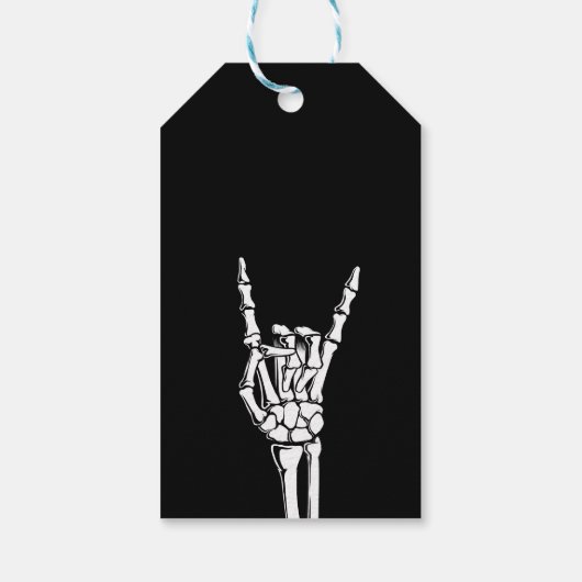 Dood aan mijn 20s Skeleton Cadeaulabel (Achterkant)