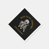 Dood aan mijn 20s Skeleton Servet (Hoek)