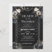 Dood aan mijn 20ste verjaardag uitnodiging (Voorkant)
