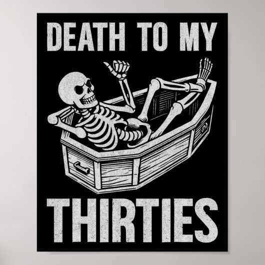 Dood aan mijn 30s poster (Voorkant)