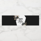 Dood aan mijn dertigers Bloemen 40ste verjaardagsf Waterfles Etiket (Enkel label)