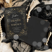 Dood aan mijn dertigers Halloween 40ste verjaardag Kaart