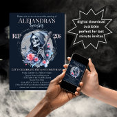 Dood aan mijn jeugd Grim Reaper 30ste verjaardagsf Kaart