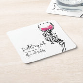 Dood aan mijn jeugd kartonnen onderzetters (Schuin)