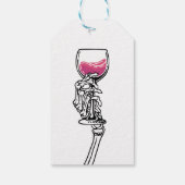 Dood aan mijn jeugd verjaardag uitnodiging cadeaulabel (Achterkant)