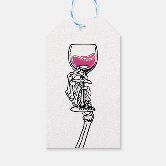 Dood aan mijn jeugd verjaardag uitnodiging cadeaulabel (Achterkant)