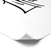 Dood aan mijn jeugd verjaardag uitnodiging poster (Hoek)