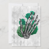 Dood aan mijn jeugdfeest | Gothic Partij Invi Kaart (Achterkant)