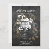 Dood aan mijn jeugdfeest | Partij Gothic Kaart (Voorkant)