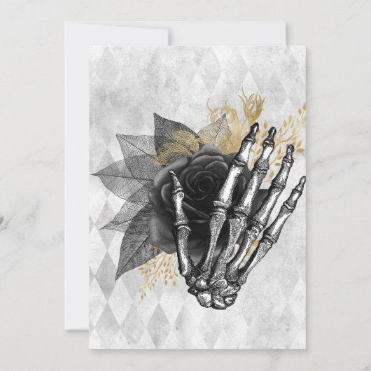 Dood aan mijn jeugdfeest | Partij Gothic Kaart (Achterkant)