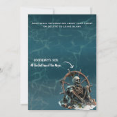 Dood aan mijn jeugdschedel Kraken 40e verjaardagsf Kaart (Achterkant)