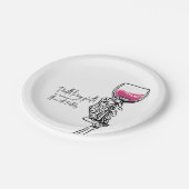 Dood aan mijn jeugdverjaardag papieren bordje (Gekanteld)