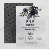 Dood aan mijn Single Life Bachelorette uitnodiging (Voorkant / Achterkant)