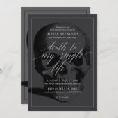 Dood aan mijn Singleness Bachelorette Party Kaart (Voorkant / Achterkant)