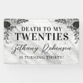 Dood aan mijn tienerjaren spandoek (Horizontaal)