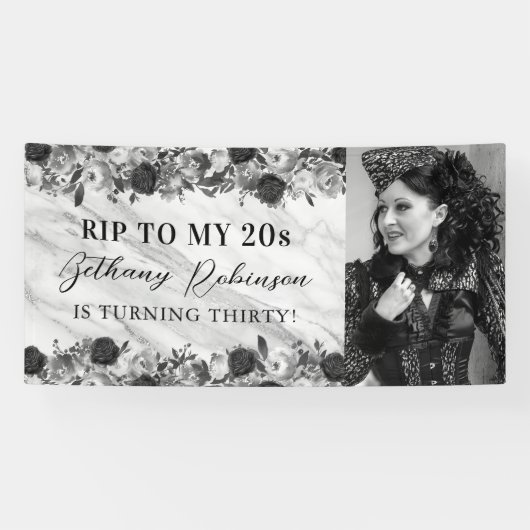 Dood aan mijn tieners Foto van Birthday Banner (Horizontaal)