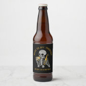 Dood aan mijn twintiger jaren bier etiket (Voorkant)