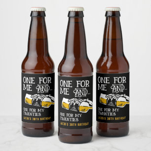 Dood aan mijn twintiger jaren bier etiket