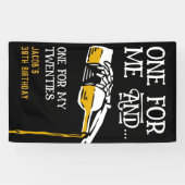 Dood aan mijn twintiger jaren spandoek (Horizontaal)