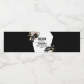 Dood aan mijn twintigers bloemenfeest 30ste verjaa waterfles etiket (Enkel label)