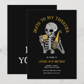 Dood aan mijn uitnodiging van 20. (Voorkant / Achterkant)