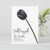 Dood aan mijn uitnodiging van 20 september (Staand voorkant)