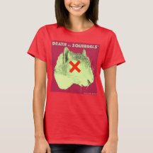 DOOD AAN SQUIRRELS™ t-shirt2 diep rood